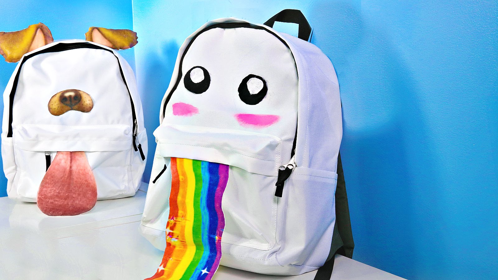 rainbow backpack